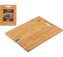 Разделочная доска PERFECTO LINEA Bamboo с точилкой для ножей, 39,5x30x1.5 см 35-395301