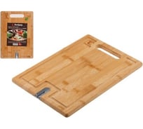 Разделочная доска PERFECTO LINEA Bamboo с точилкой для ножей, 33x23x1.5 см 35-332315