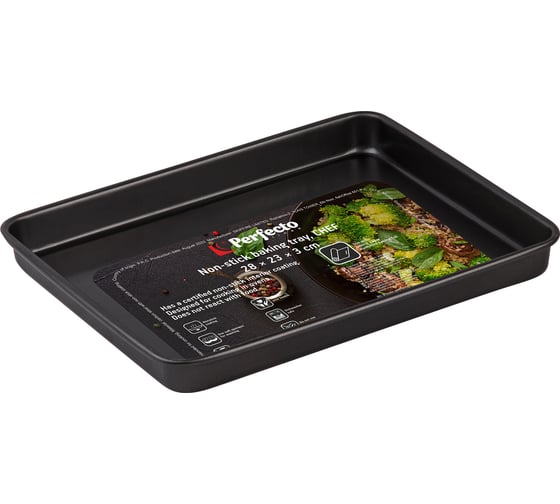 Форма для выпечки PERFECTO LINEA 28x23x3 см, металлическая, прямоугольная 16-282330 1
