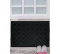 Придверный коврик Blabar Ромбики 45x75 см, черный 92015