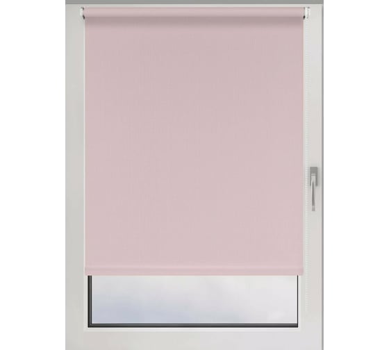 Рулонная штора УЮТ Шантунг пыльная роза 70x175 см 2143770 1