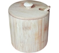 Бамбуковая сахарница Kitchen Muse KM-BSJ-9 с ложкой 167087