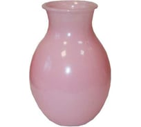 Ваза Никольский завод светотехнического стекла 92-003-1-20 Доника высота 19.5 см розовая 067707