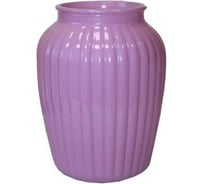 Ваза Никольский завод светотехнического стекла 92-021-20 Луана 1 высота 19.5 см сиреневая 067712 067713