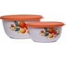 Набор салатников с крышкой OURSSON оранжевый BS3489RC/OR