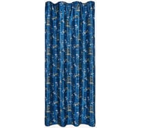 Готовая штора Moroshka Kitayskaya, крепление: шторная лента, цвет синий 160x270 см 948-207-02