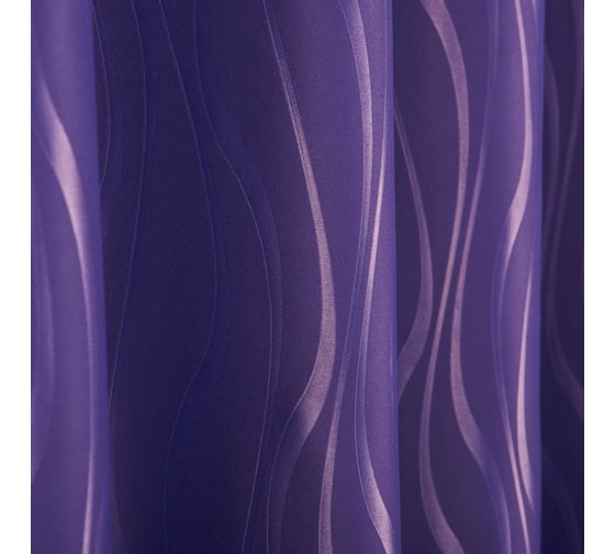 Готовая штора Moroshka Karim, крепление: шторная лента, цвет фиолетовый, 160x260 см 921-207-02