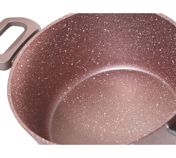 Кастрюля с крышкой OURSSON розовое золото CA2404G/RG
