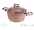 Кастрюля с крышкой OURSSON розовое золото CA2404G/RG 6