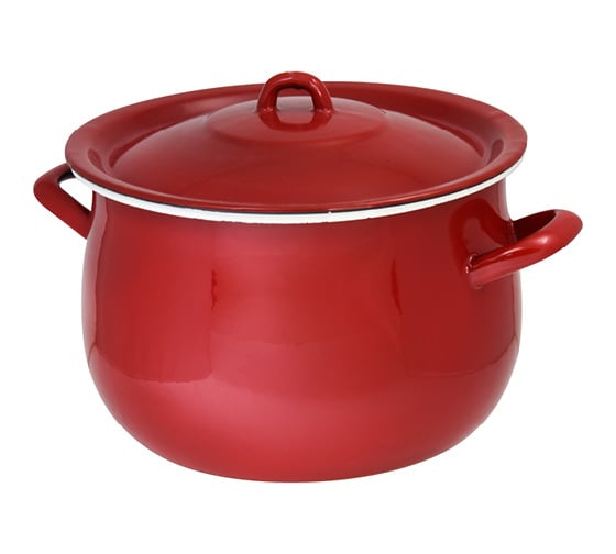 Кастрюля с крышкой OURSSON красный CA2260E/RD