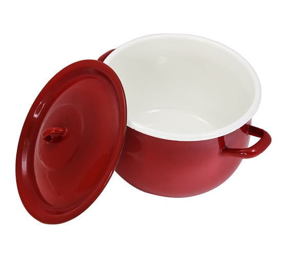 Кастрюля с крышкой OURSSON красный CA2260E/RD