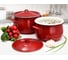 Кастрюля с крышкой OURSSON красный CA2260E/RD 10