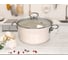 Кастрюля с крышкой OURSSON жемчужный CA2061E/PR 8