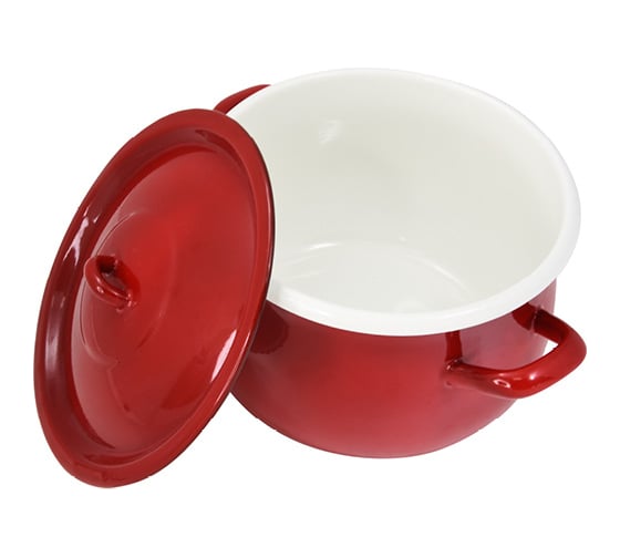Кастрюля с крышкой OURSSON красный CA2060E/RD