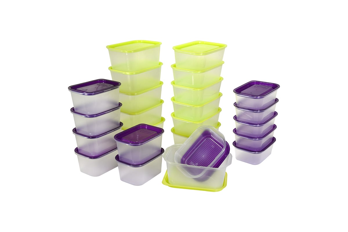Набор пластиковых контейнеров OURSSON многоцветный CP21984S/MC ...