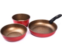 Набор сковородок OURSSON Korea Wok красный KWS6621HR