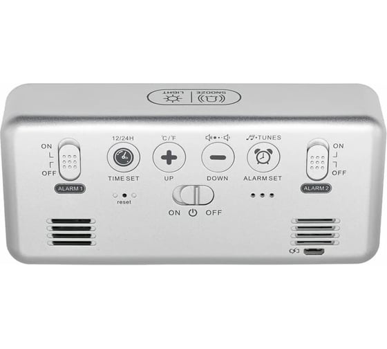 Электронные часы Artstyle с будильником CL-S80GR