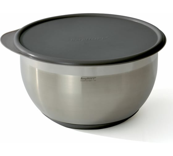 Миска с крышкой BergHOFF Eclipse 3 л, 20 см, прорезиненное дно 3700063