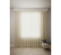 Тюль Костромской текстиль Вуаль ширина 400 см высота 270 см, слоновая кость 00-00804279