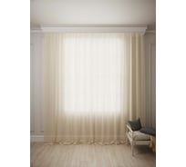 Тюль Костромской текстиль Сетка ширина 300 см высота 280 см, шампань 00-00804296