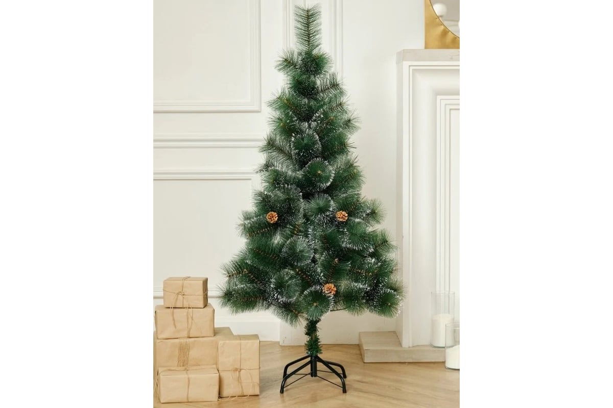 Новогодняя искусственная напольная елка URM 180 см, заснеженная T00279 ...