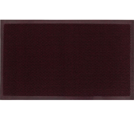 Напольный коврик ComeForte mesh mat 45x75 см, красно-черный MM-06