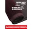 Напольный коврик ComeForte mesh mat 45x75 см, красно-черный MM-06 3