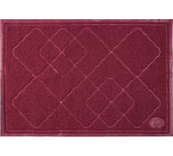 Коврик под лоток для кошек ComeForte 60x90 см, бордовый CC002739