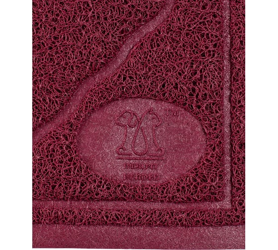 Коврик под лоток для кошек ComeForte 60x90 см, бордовый CC002739