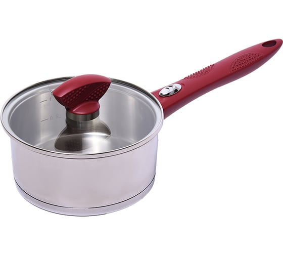 Ковш с крышкой OURSSON темная вишня PD1673SR/DC