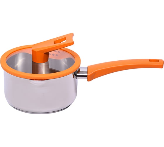 Ковш с крышкой OURSSON оранжевый PD1672S/OR