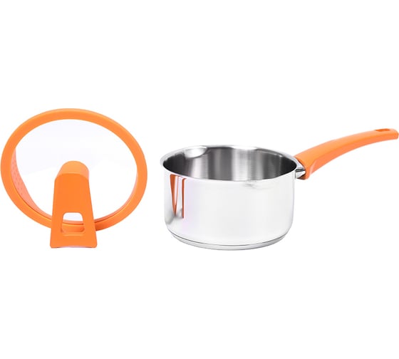 Ковш с крышкой OURSSON оранжевый PD1672S/OR
