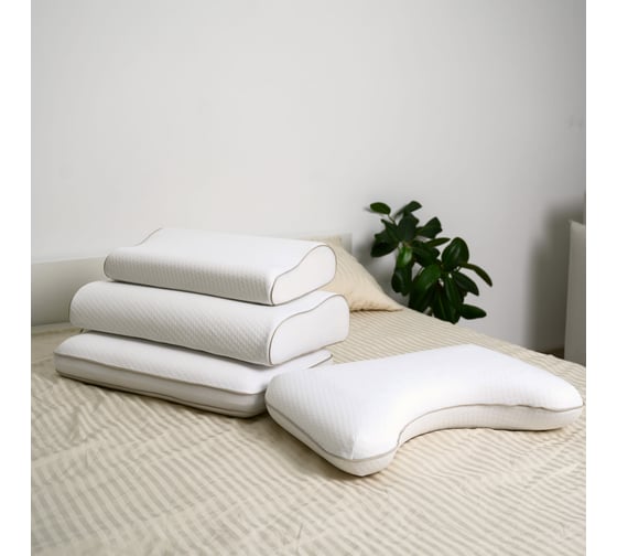 Ортопедическая подушка EcoSapiens Ortosleep с эффектом памяти 60x40x13 см ES-78032