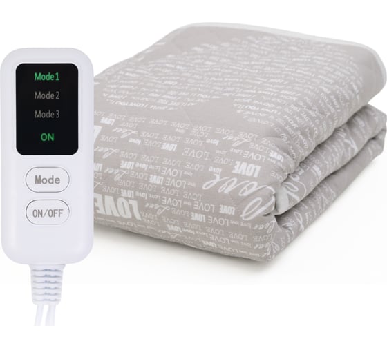 Электропростынь EcoSapiens Linen квадраты 150х90 см S279