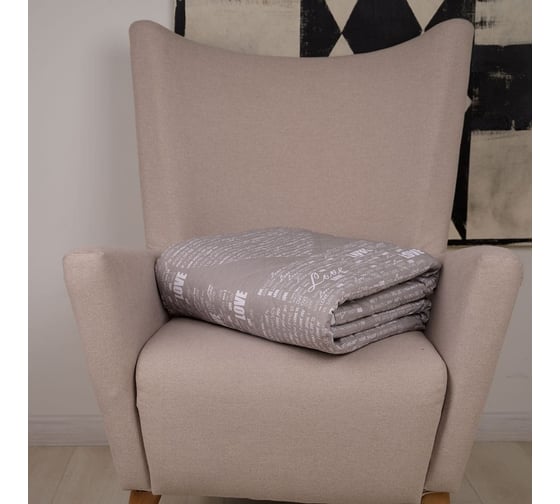 Электропростынь EcoSapiens Linen квадраты 150х90 см S279
