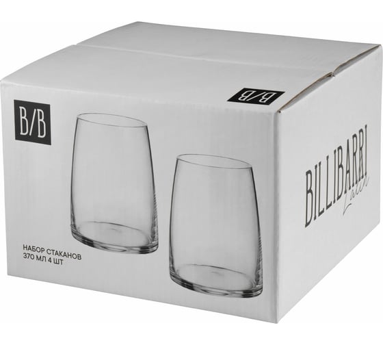 Набор стаканов BILLIBARRI LALIN 370 мл, 4 шт 806883541554