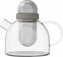 Заварочный чайник KissKissFish BoogieWoogie Teapot серый TEAP02-U