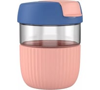 Стакан-непроливайка KissKissFish Rainbow Cup розовый/синий RBG29-U