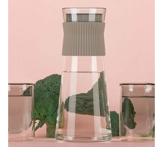 Графин KissKissFish Levitate Water Carafe серый JUG10-U