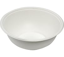 Миска PapStar 200 мл диаметр 112 мм эко тростник белая PS-81332