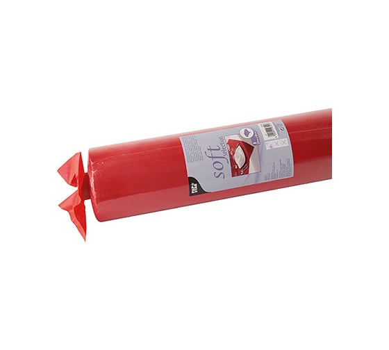 Нетканая скатерть PapStar ширина 1180 мм 25 м в рулоне красная PS-82342 1