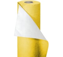 Бумажная скатерть PapStar ширина 1180 мм 20 м в рулоне желтая PS-85773