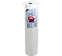 Новогодняя нетканая дорожка PapStar ширина 400 мм 24 м в рулоне soft selection белая PS-84318