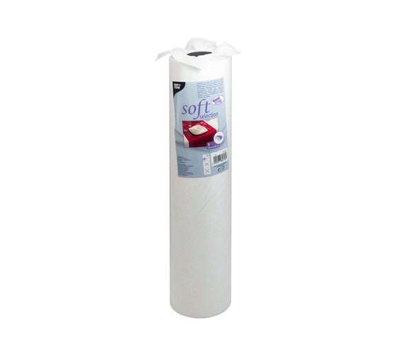 Новогодняя нетканая дорожка PapStar ширина 400 мм 24 м в рулоне soft selection белая PS-84318