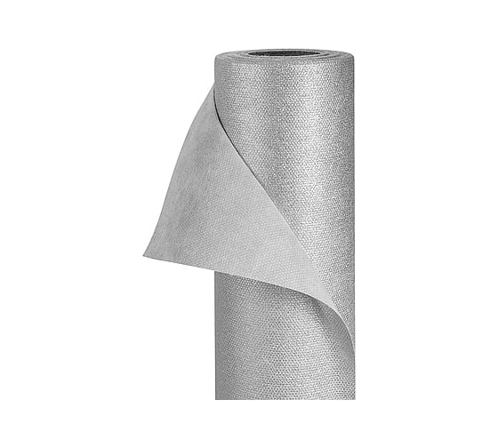 Новогодняя нетканая дорожка PapStar ширина 400 мм 12 м в рулоне soft selection серебро PS-87143