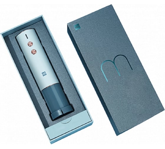 Электрический штопор HUOHOU Electric Wine Opener M - Blue with Gift Box HU0122