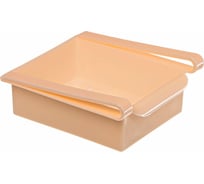 Подвесная полка для холодильника BRADEX 15.5x16.5x7 см, полистирол, персик TK 0572
