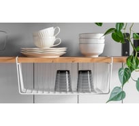 Полка-органайзер ЧМЗ 39x24x15 см, белый 501-015-04