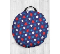 Декоративная подушка-сидушка JOYARTY "Звездный час", на пол, круглая, 52 см dsfr_23154