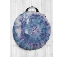 Декоративная подушка-сидушка JOYARTY "Виноградный взрыв", на пол, круглая, 52 см dsfr_274836